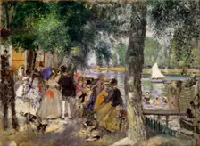 Bathing on the Seine (La Grenouillére) 1869. Artist: Pierre-Auguste Renoir