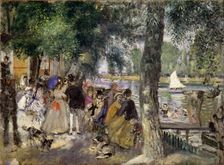 Bathing on the Seine (La Grenouillére) 1869. Artist: Pierre-Auguste Renoir