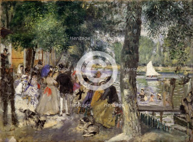 'Bathing on the Seine (La Grenouillére)', 1869.  Artist: Pierre-Auguste Renoir