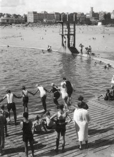 Bathing pool, Dinard, Brittany, France, 20th century