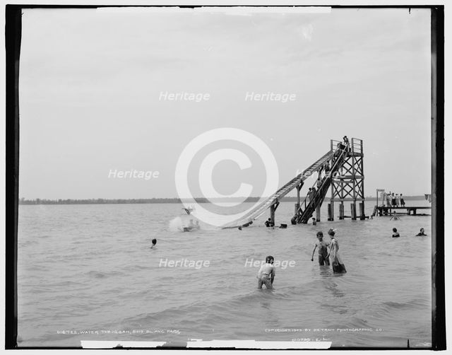 Bathing place, Bois Blanc Island, Ontario, c1903. Creator: Unknown.