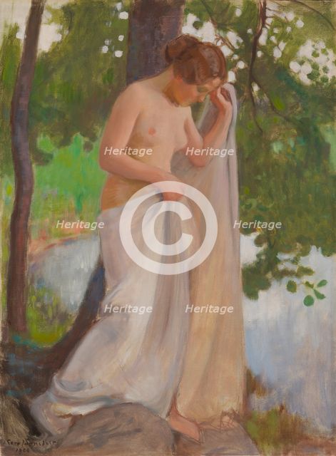 Bathing Sheet, 1906. Creator: Eero Jarnefelt.