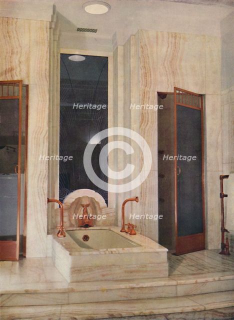 'Bathroom by F. D. Blake, W. N. Froy & Sons', 1939. Artist: Unknown.