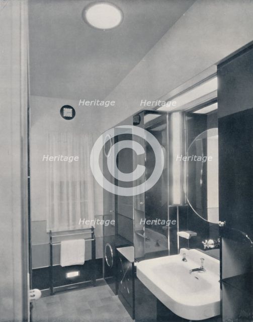 'Bathroom for a man', 1936. Artist: Unknown.
