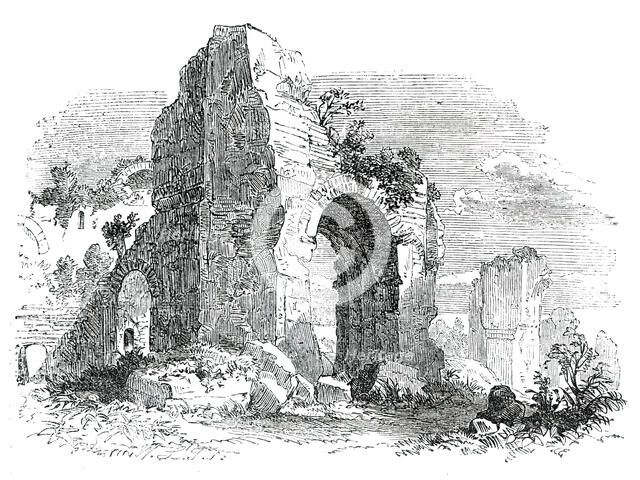 Baths of Caracalla - Rome, 1850. Creator: Unknown.