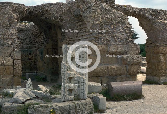 Baths of Antoninus Pius in Carthage, 2nd century. Artist: Unknown