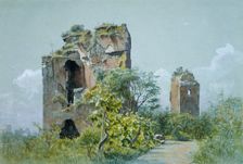 Baths of Trajan (Sette Sale, Villa Brancaccio, Rome), ca. 1882. Creator: William Stanley Haseltine