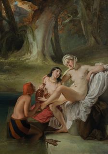 Bathseba im Bade, 1845