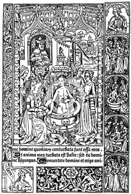 Bathsheba, 1498 (1964). Artist: Anon