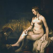 Bathsheba at her Bath 1654. Creator: Rembrandt Harmensz van Rijn