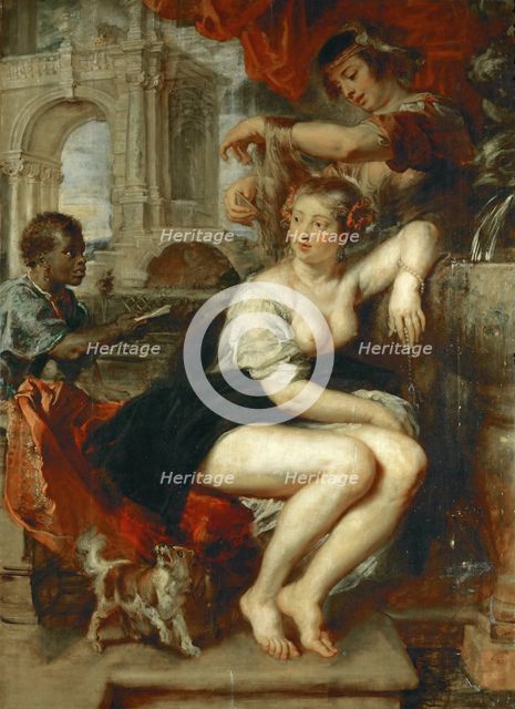Bathsheba at Her Bath, c. 1635. Creator: Rubens, Pieter Paul (1577-1640).