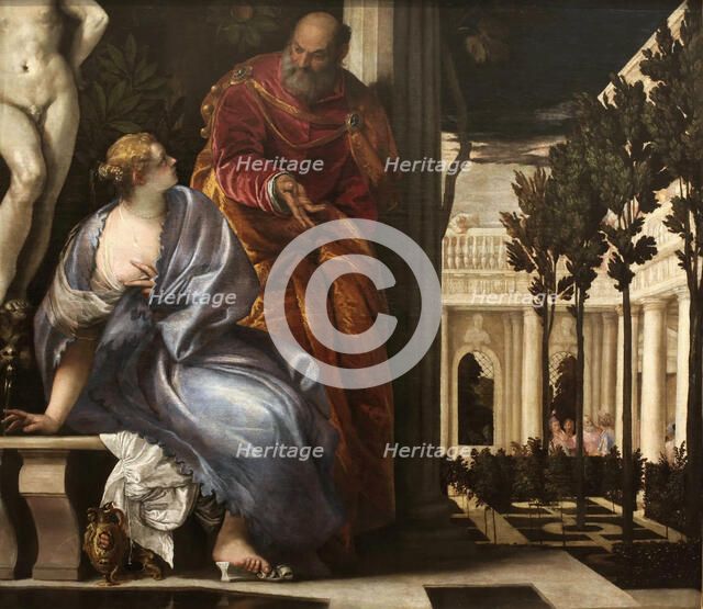 Bathsheba at Her Bath, ca. 1575. Creator: Veronese, Paolo (1528-1588).