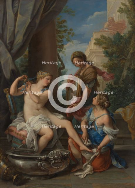 Bathsheba at Her Bath, ca. 1700. Creator: Giuseppe Bartolomeo Chiari.