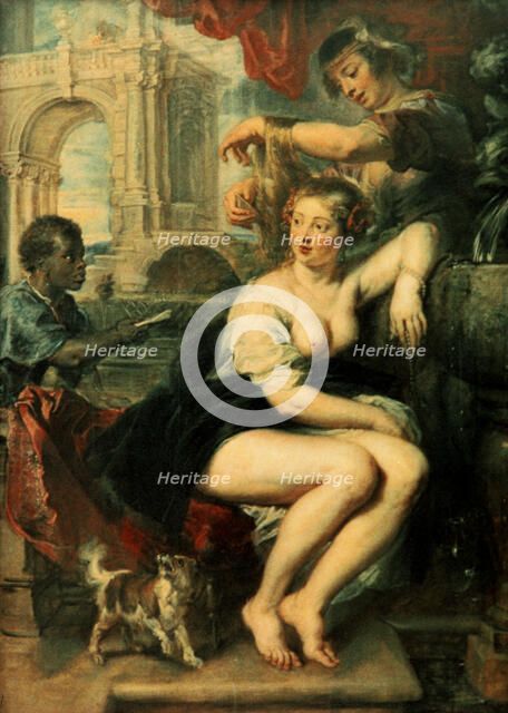 'Bathsheba at the Fountain', c1635. Artist: Peter Paul Rubens