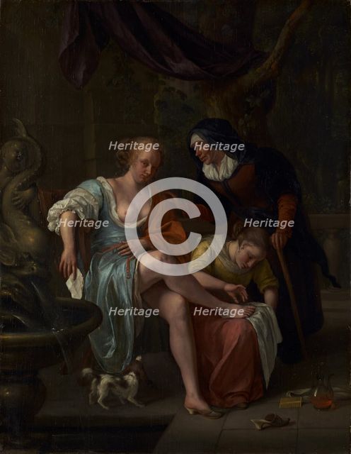 Bathsheba After the Bath, about 1670-1675. Creator: Jan Steen.