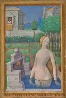 Bathsheba Bathing, 1498-1499. Creator: Jean Bourdichon