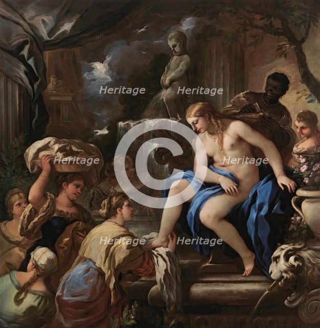 Bathsheba bathing, c1698. Creator: Luca Giordano.