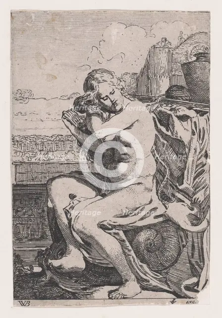 Bathsheba Combing Her Hair, ca. 1615. Creator: Willem Pietersz. Buytewech.