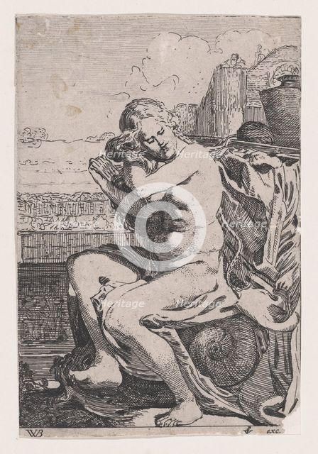 Bathsheba Combing Her Hair, ca. 1615. Creator: Willem Pietersz. Buytewech.