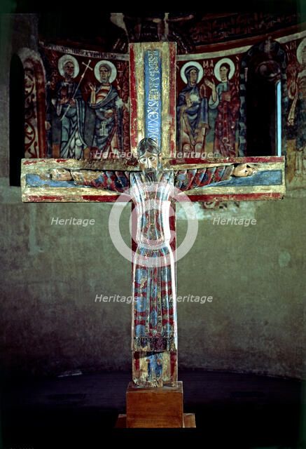 Batlló Majesty, polychromed sculpture from Olot.