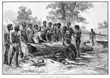 Batman Treating with the Blacks 1835, (1886).Artist: Julian Ashton