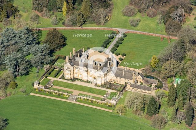 Batsford Park, an Elizabethan style country house, Batsford, Gloucestershire, 2018. Creator: Damian Grady.