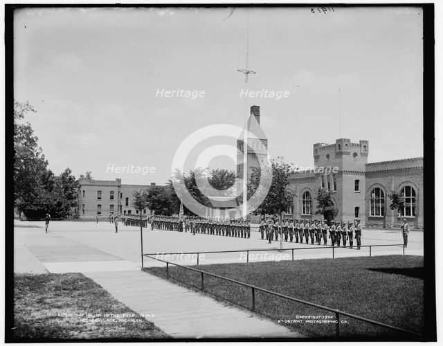 Battalion in the area, M.M.A., Orchard Lake, Michigan, between 1890 and 1901. Creator: Unknown.