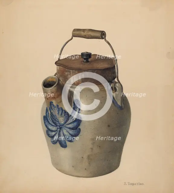 Batter Jug, c. 1938. Creator: John Tarantino.