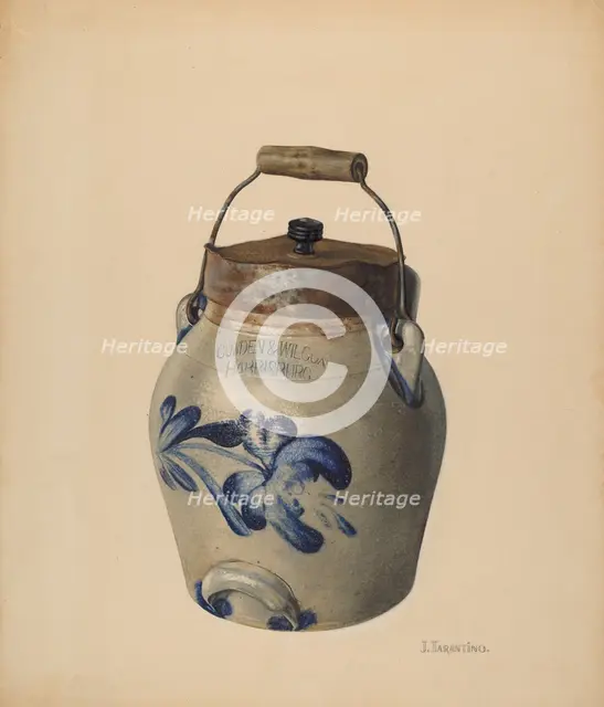 Batter Jug, c. 1938. Creator: John Tarantino.
