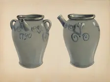 Batter Jar, c. 1936. Creator: Fred Weiss