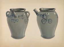 Batter Jar, c. 1936. Creator: Fred Weiss