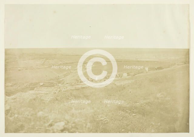 Batteries and Approaches of the English Right Attack upon the Redan, 1855. Creator: James Robertson.