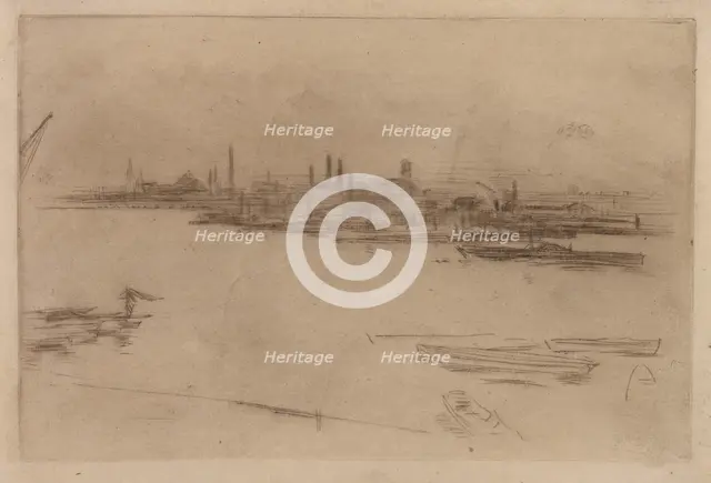 Battersea Morn, 1875. Creator: James Abbott McNeill Whistler.