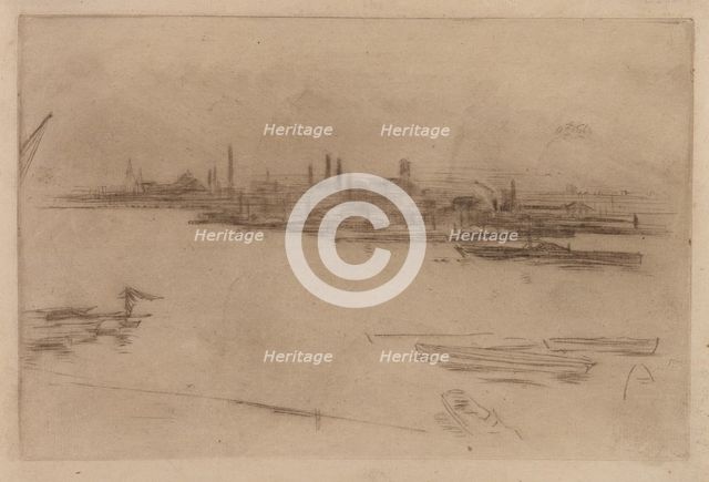 Battersea Morn, 1875. Creator: James Abbott McNeill Whistler.