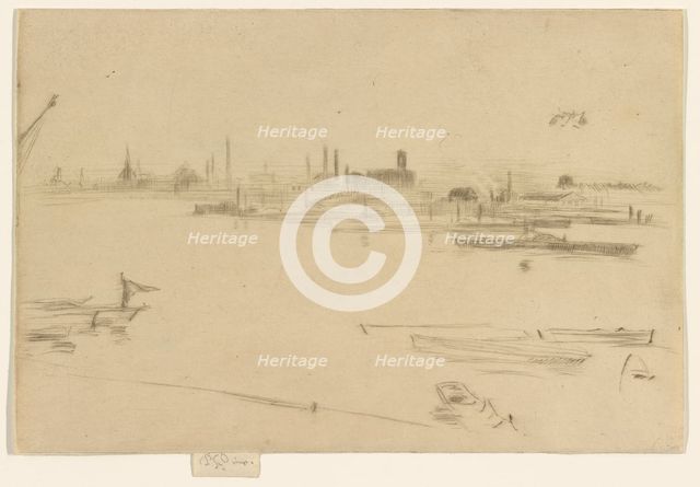 Battersea Morn, 1875. Creator: James Abbott McNeill Whistler.