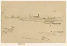Battersea Morn, 1875. Creator: James Abbott McNeill Whistler