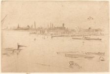 Battersea: Dawn, 1875. Creator: James Abbott McNeill Whistler