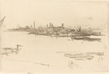 Battersea: Dawn, 1875. Creator: James Abbott McNeill Whistler