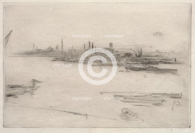 Battersea: Dawn. Creator: James McNeill Whistler (American, 1834-1903).