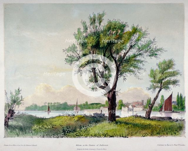 Battersea, London, 1840.                                                       Artist: Edward Hassell