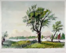 Battersea, London, 1840. Artist: Edward Hassell