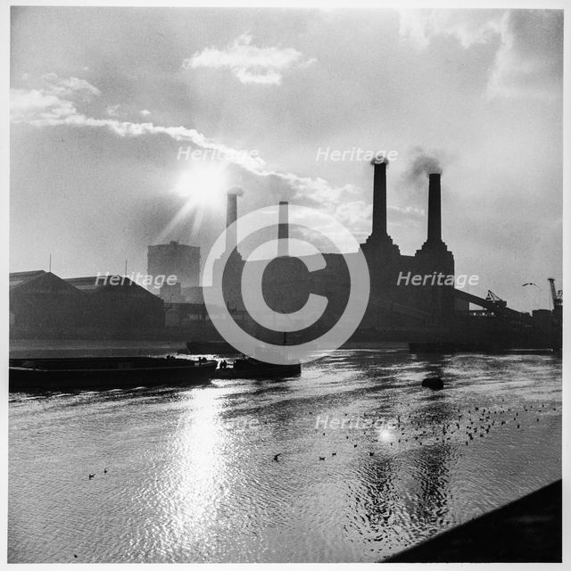 Battersea Power Station, Cringle Street, Battersea, Wandsworth, Greater London Authority, 1960-1975. Creator: Leonard Robin Mattock.