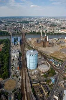 Battersea Power Station and Gasworks, London, 2006. Artist: Historic England Staff Photographer