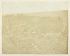 Battery in the Malakoff, 1855. Creator: James Robertson