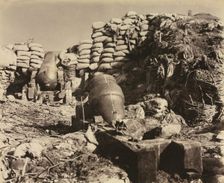 Battery, Malakoff, 1855. Creator: Leon-Eugéne Méhédin (French, 1828-1905); Col. Charles Langlois (French, 1789-1870)