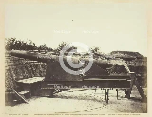 Battery No. 1, Near Yorktown, Virginia, May 1862. Creator: Wood & Gibson.