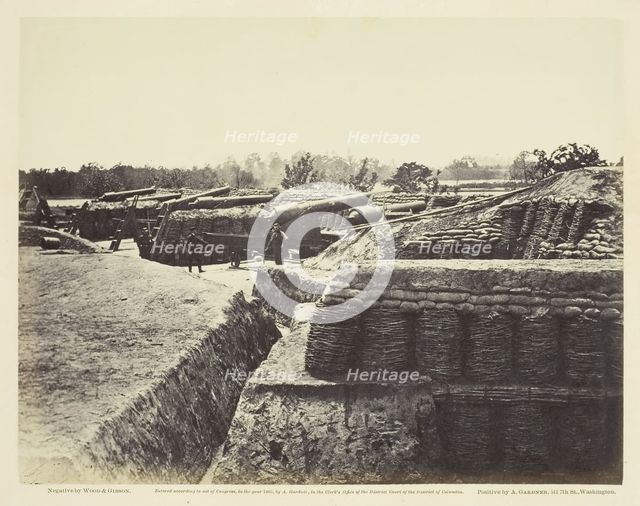 Battery No. 1, Near Yorktown, Virginia, May 1862. Creator: Wood & Gibson.