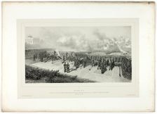 Battery no.10, from Souvenirs d’Italie: Expédition de Rome, 1859. Creator: Auguste Raffet