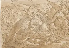 Battle, 1st half 17th century. Creator: Marcantonio Bassetti