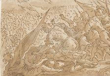 Battle, 1st half 17th century. Creator: Marcantonio Bassetti
